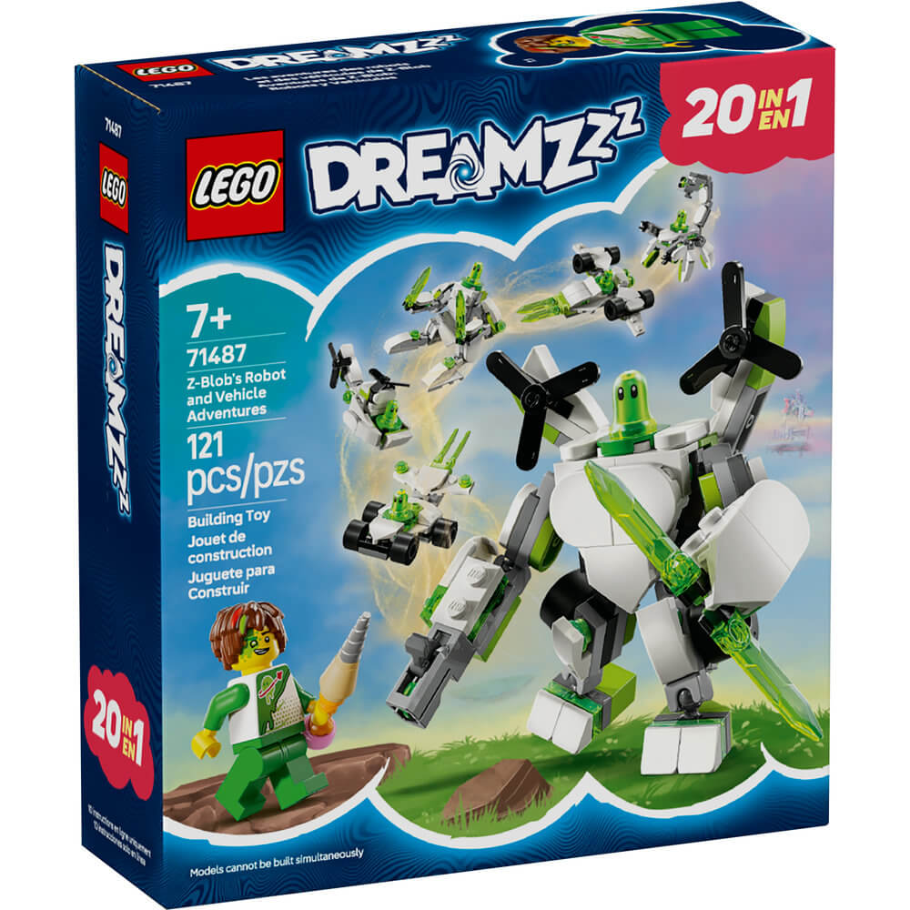 LEGO® DREAMZzz Z-Blob's Robot and Vehicle Adventures Building Kit 71487