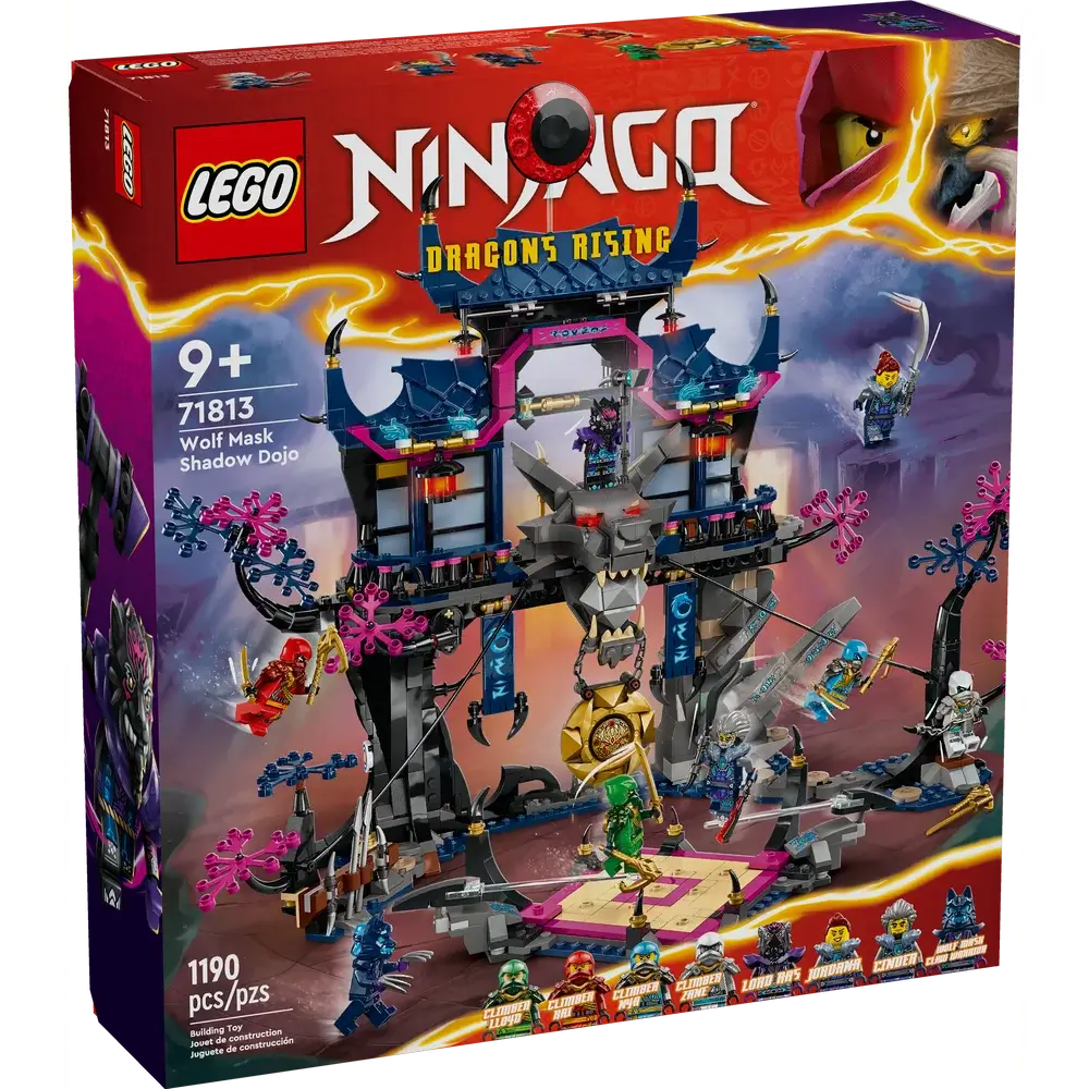 LEGO® NINJAGO® Wolf Mask Shadow Dojo Building Set (71813)