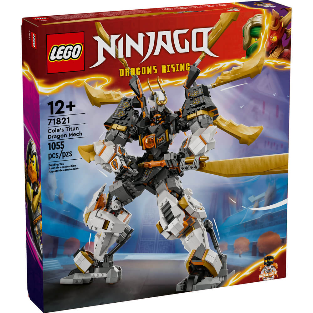 LEGO® Ninjago Cole's Titan Dragon Mech 1055 Piece Building Set (71821)