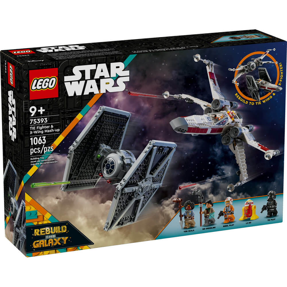 LEGO® Star Wars TIE Fighter & X-Wing Mash-up 1063 Piece Building Set (75393)