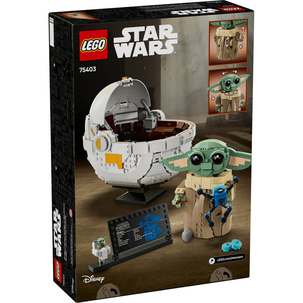 LEGO® Star Wars Grogu with Hover Pram Building Kit 75403