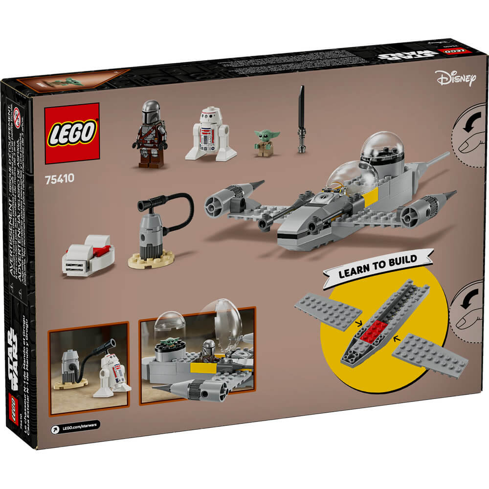 LEGO® Star Wars Mando and Grogu's N-1 Starfighter Building Kit 75410