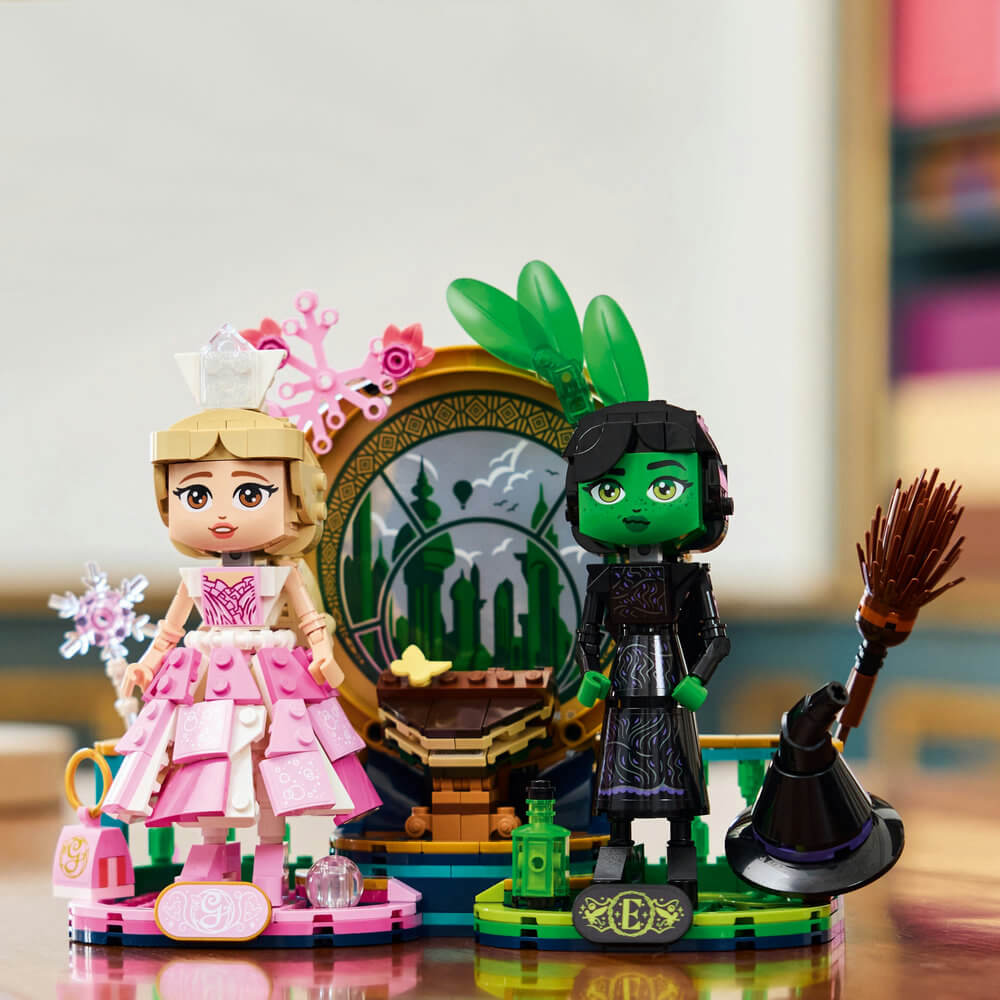 LEGO® Wicked Elphaba & Glinda Figures 558 Piece Building Kit (75682)