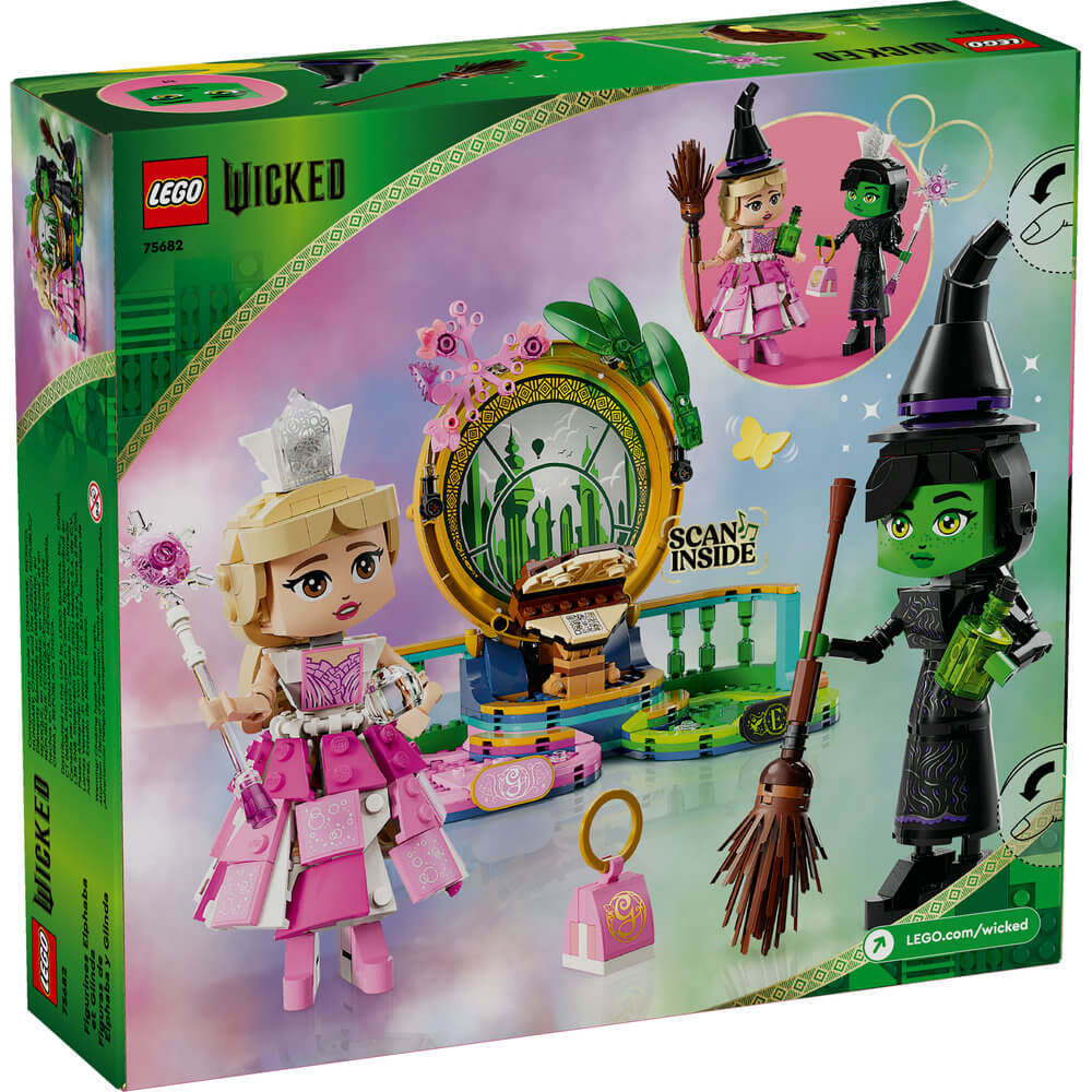 LEGO® Wicked Elphaba & Glinda Figures 558 Piece Building Kit (75682)