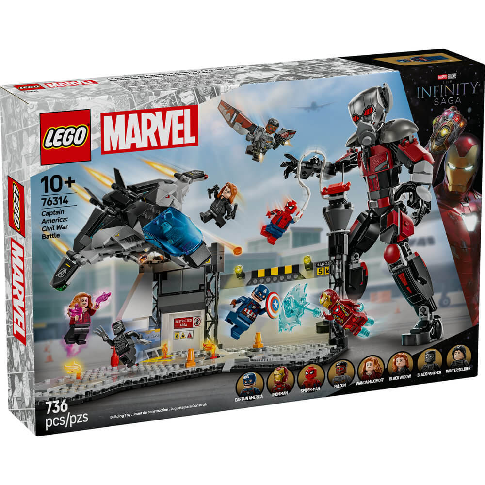 LEGO® Super Heroes Marvel Captain America: Civil War Action Battle Building Kit 76314