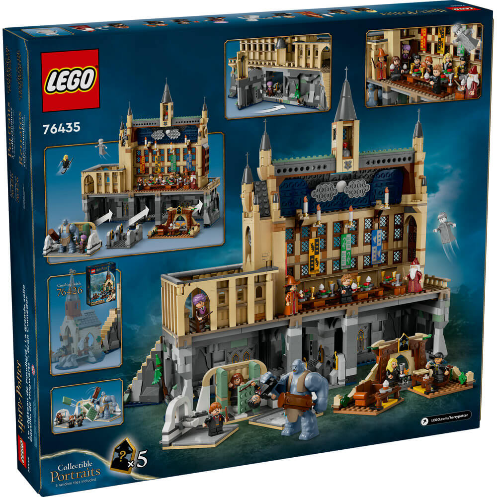 LEGO® Harry Potter Hogwarts Castle: The Great Hall 1732 Piece Building Set (76435)