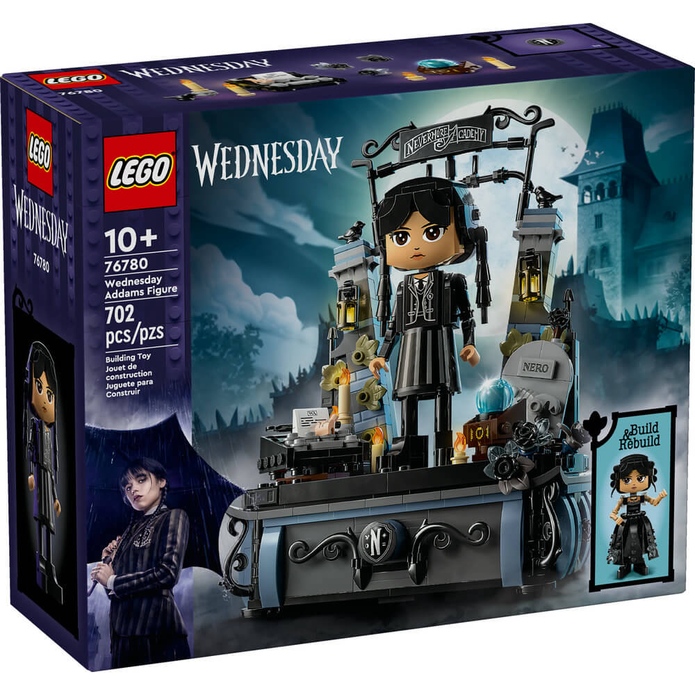 LEGO® Wednesday: Wednesday Addams Figure 702 Piece Building Kit (76780)