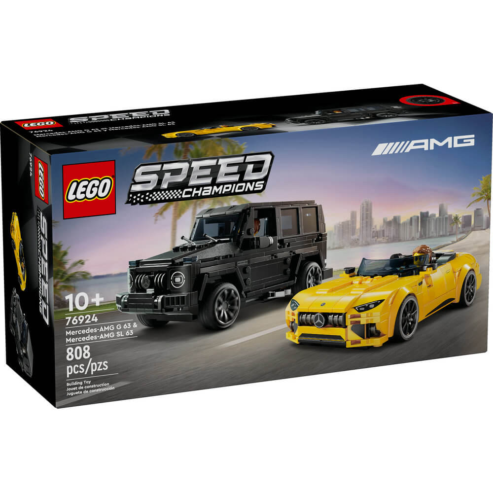 LEGO® Speed Champions Mercedes-AMG G 63 & Mercedes-AMG SL 63 808 Piece Building Set (76924)