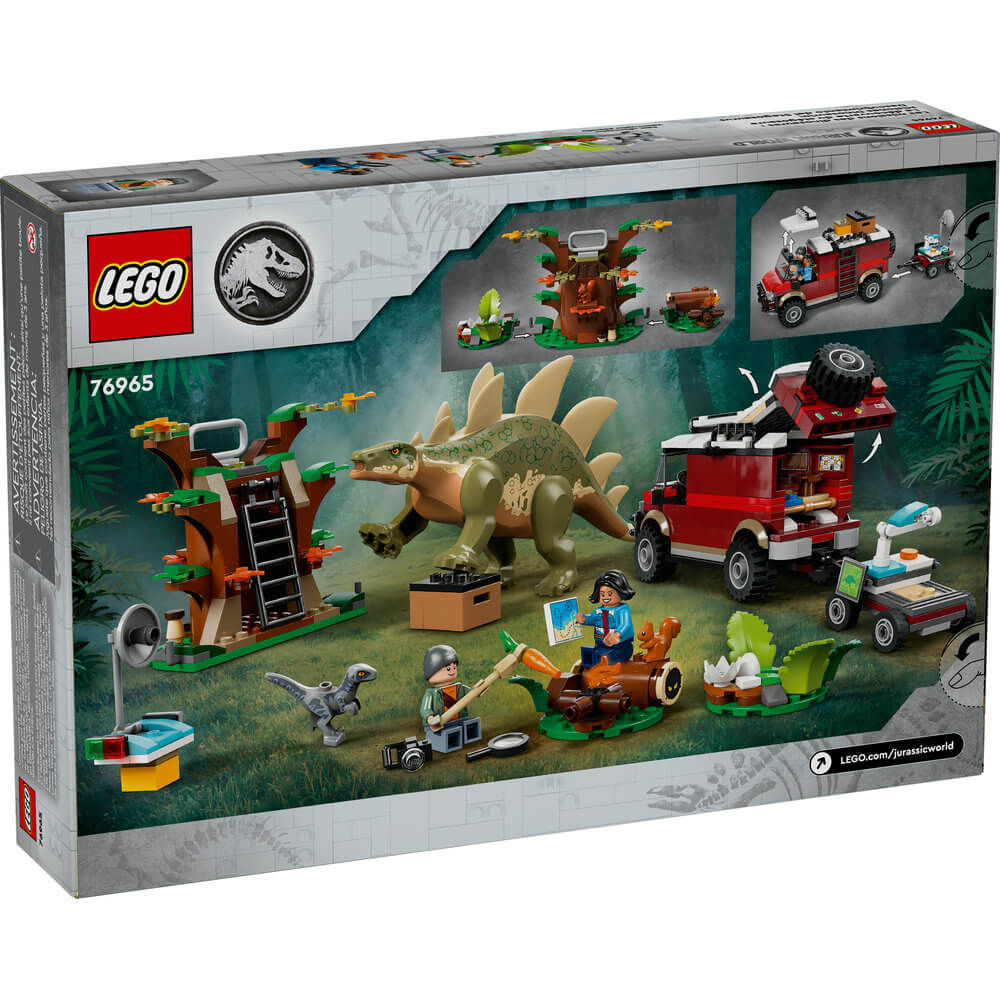 LEGO® Jurassic World Dinosaur Missions: Stegosaurus Discovery 420 Piece Building Set (76965)