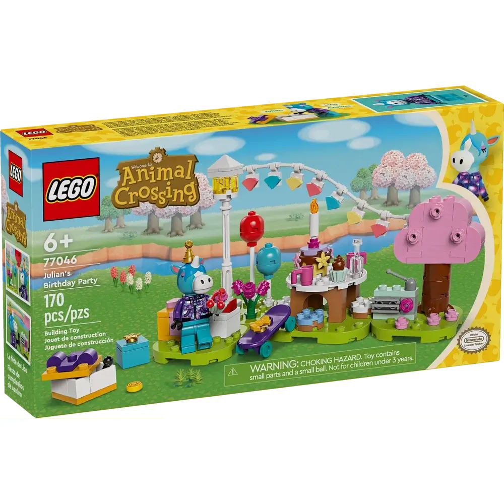 LEGO® Animal Crossing™ Julian's Birthday Party Building Set (77046)