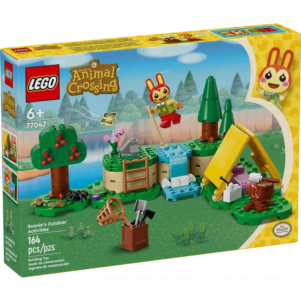 LEGO® Animal Crossing™ Bunnie's Outdoor Activities Building Set (77047)