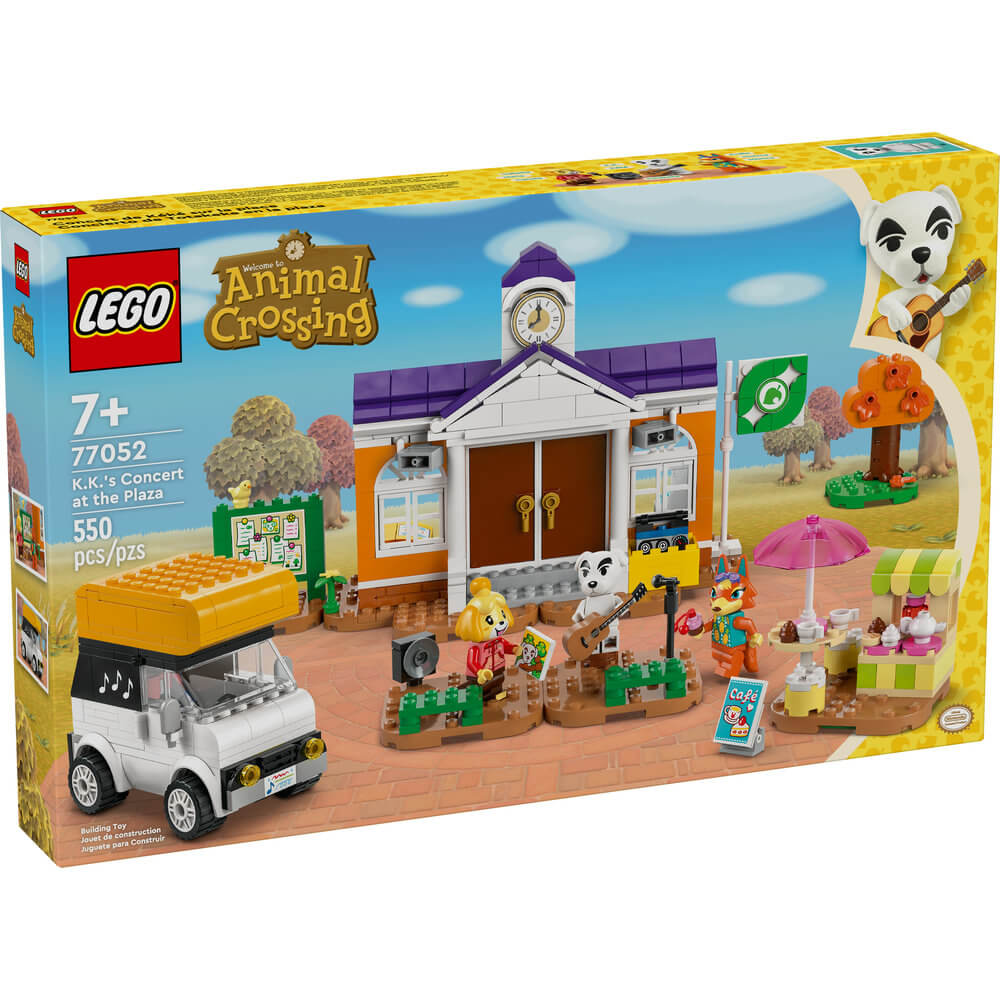 LEGO® Animal Crossing K.K.'s Concert at the Plaza 550 Piece Building Set (77052)