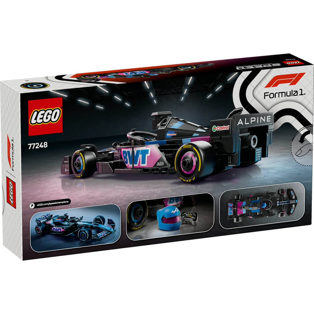 LEGO® Speed Champions F1 BWT Alpine F1® Team A524 Race Car 258 Piece Building Kit (77248)