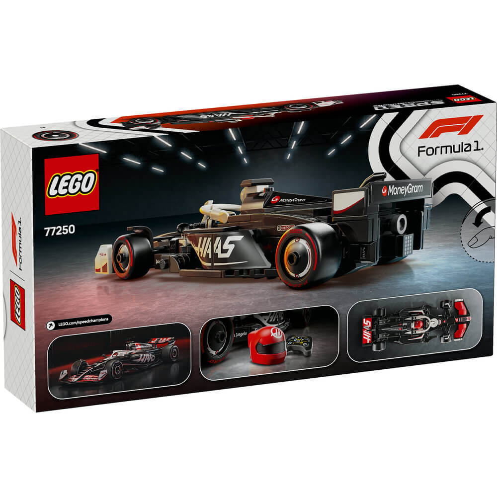 LEGO® Speed Champions F1 MoneyGram Haas F1® Team VF-24 Race Car 242 Piece Building Kit (77250)