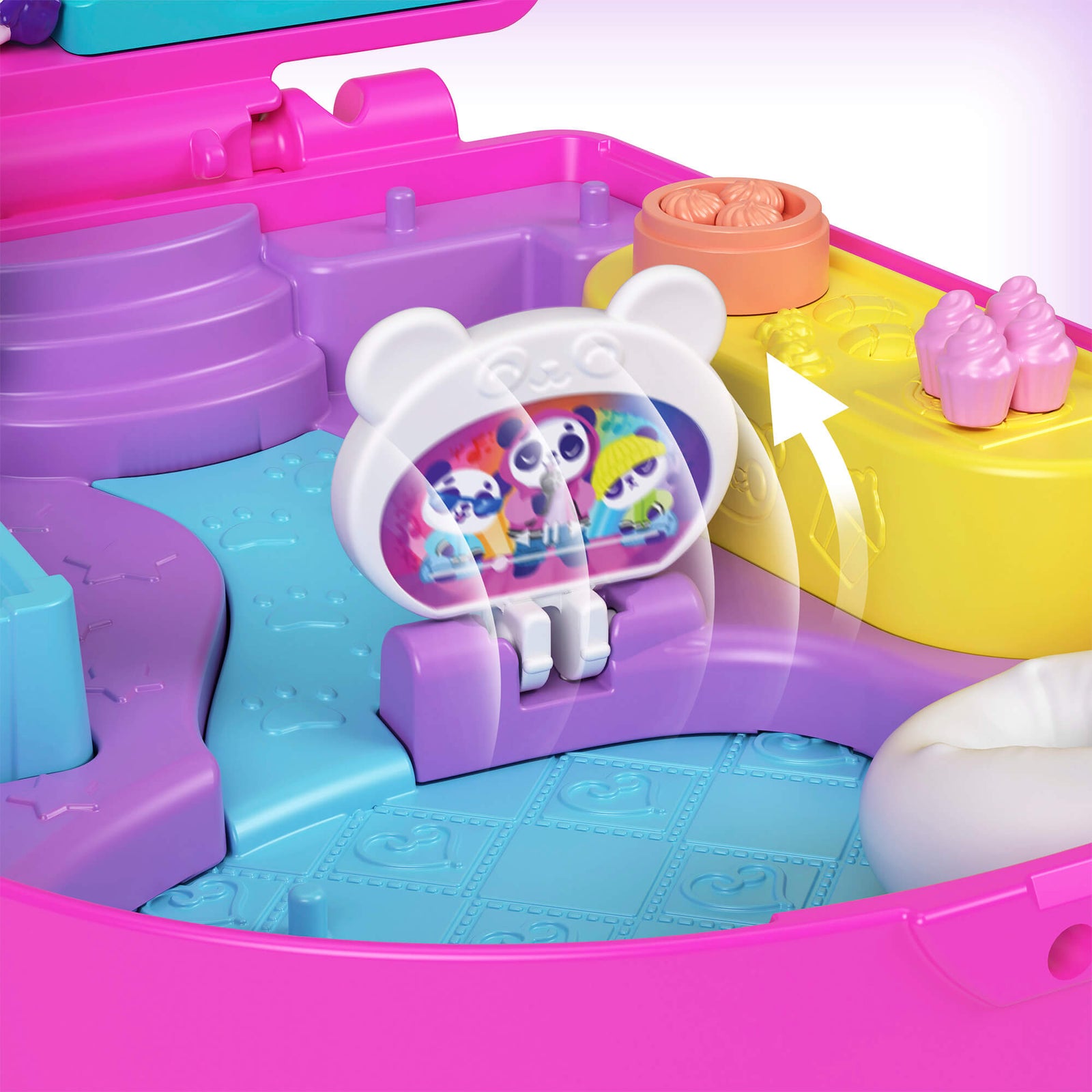 Polly Pocket Bubble Tea Panda Compact Playset