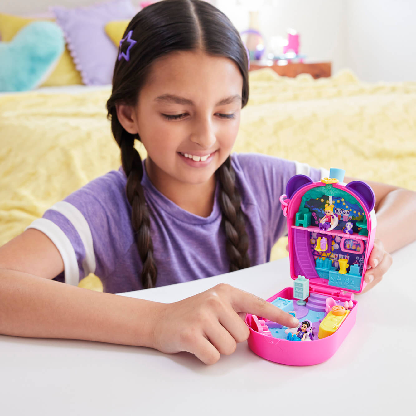 Polly Pocket Bubble Tea Panda Compact Playset