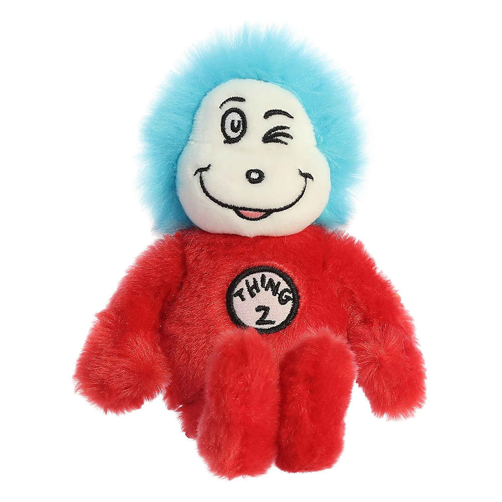 Aurora Dr. Seuss 7" Thing 2 Plush Character Sitting