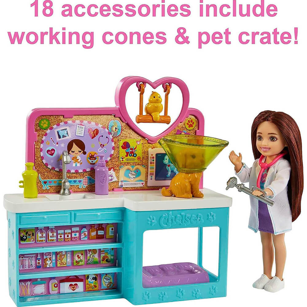 Barbie Chelsea Pet Vet Doll Playset