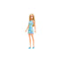 Barbie Doll Wearing Blue Barbie Print Dress