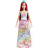 Barbie Dreamtopia Royal Doll With Dark-Pink Hair Wearing Removable Skirt, Shoes & Headband