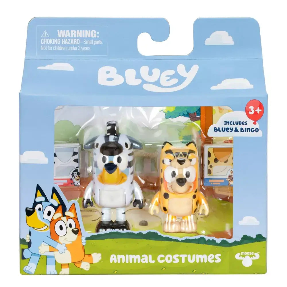 Bluey 2-Pack Figures Animal Costumes