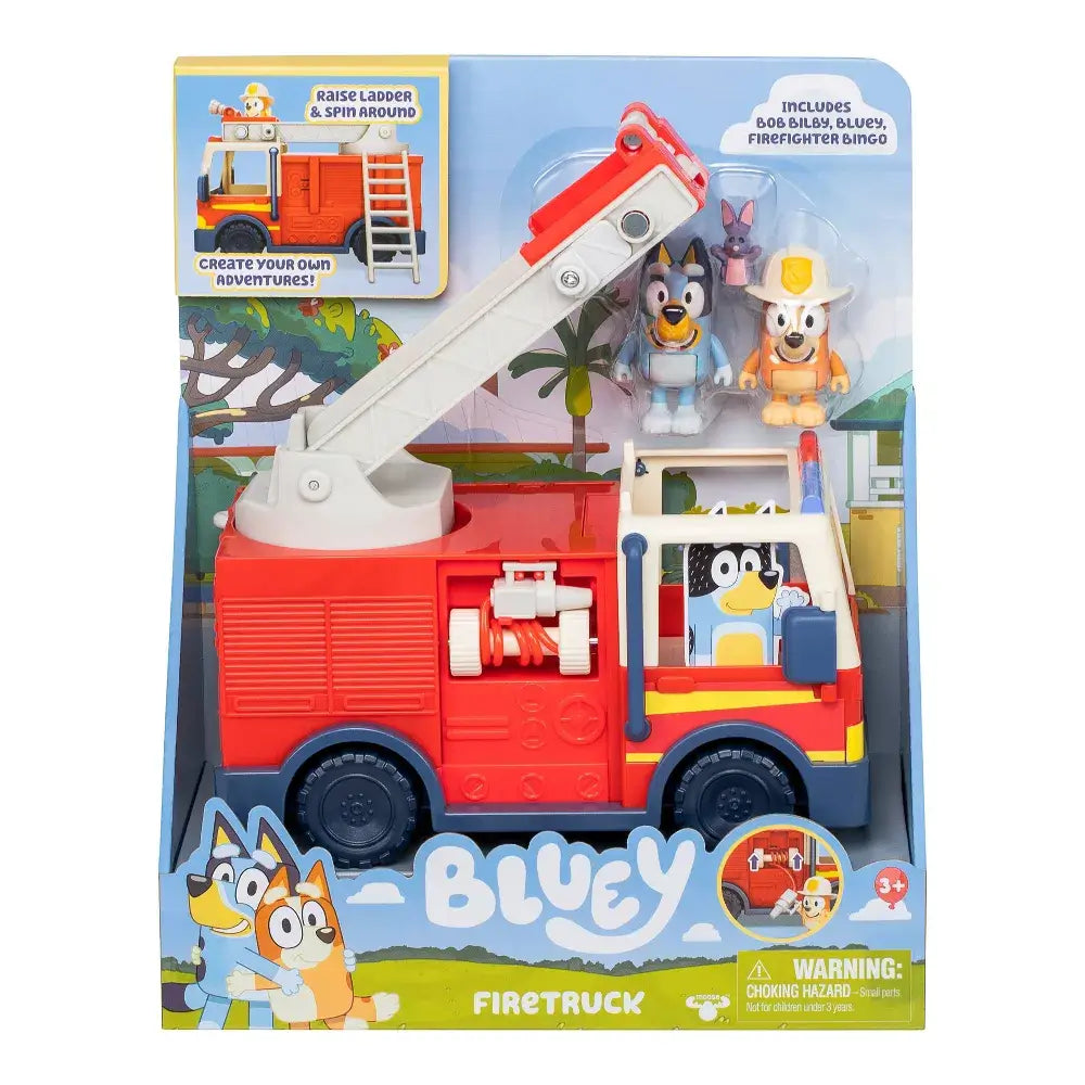 Bluey Firetruck Playset