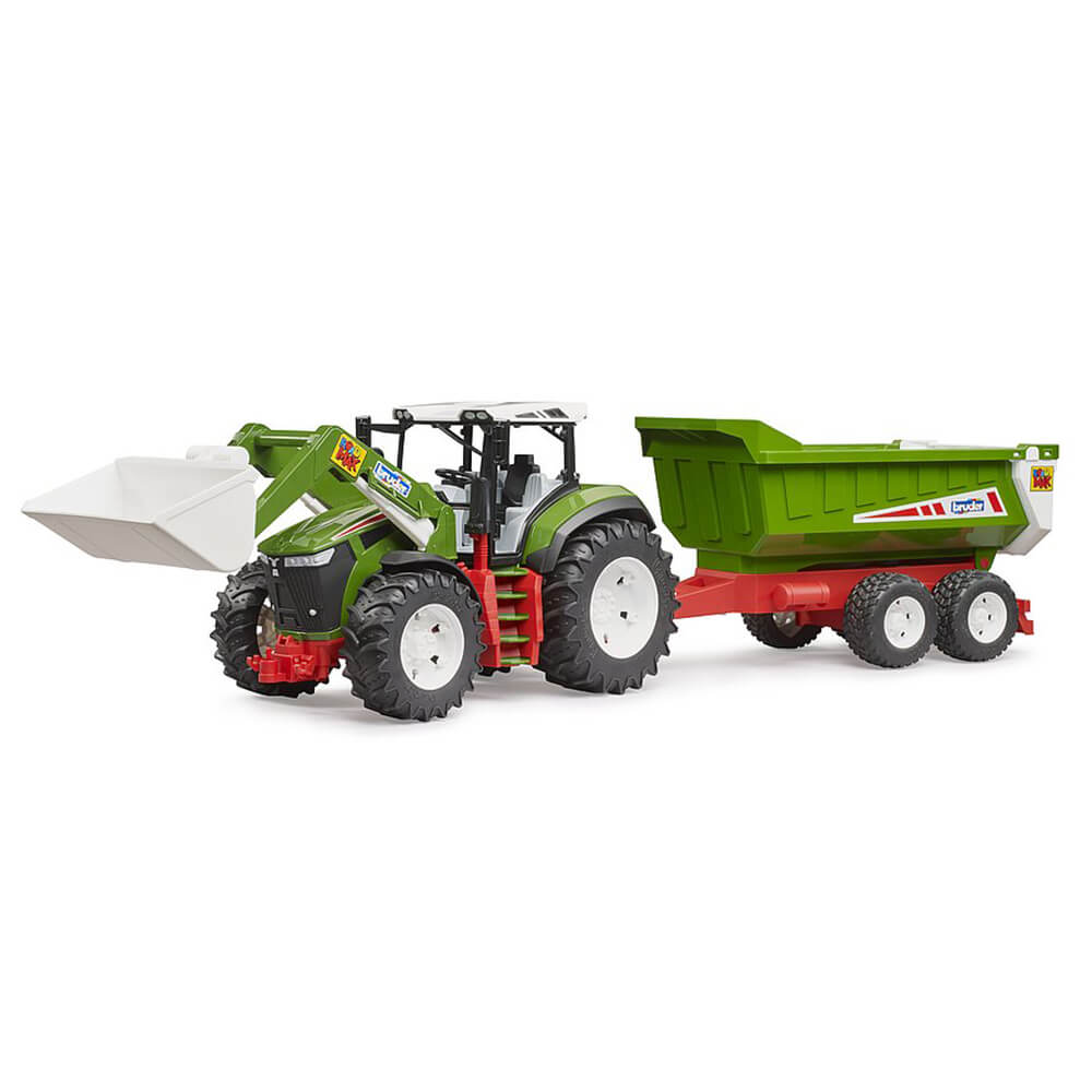 Bruder Roadmax Tractor with Front Loader and Rear Tipper