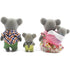 Calico Critters Outback Koala Family Doll Set Back of dolls