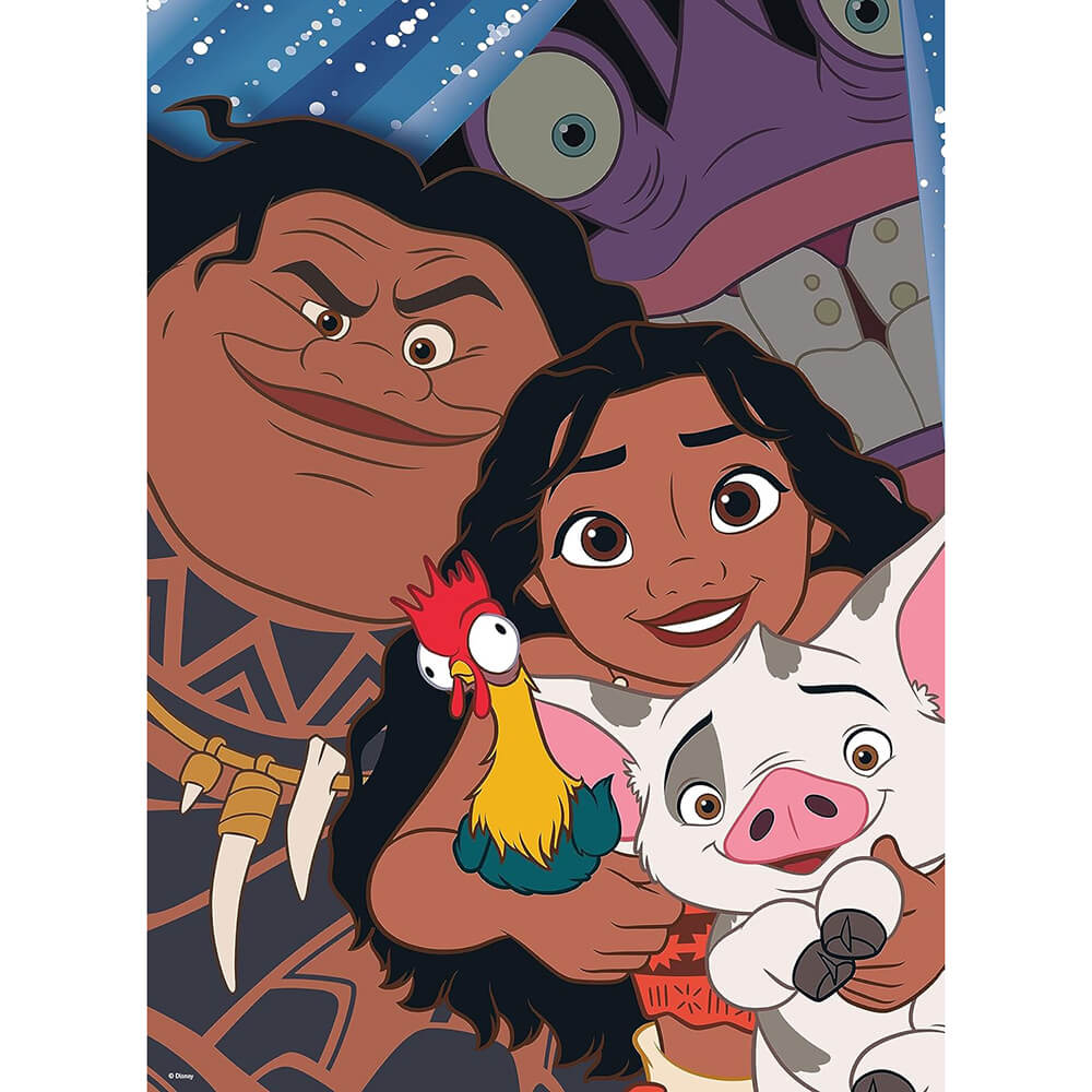 Ceaco Disney 100th Celebration Moana Selfie 200 Piece Jigsaw Puzzle