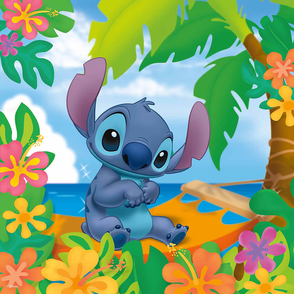 Ceaco Disney's Stitch Flower Power 200 Piece Jigsaw Puzzle