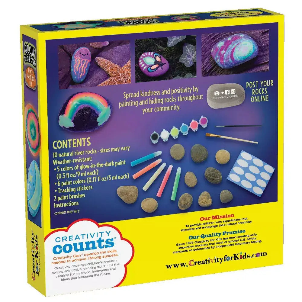 Creativity for Kids Glow in the Dark Rock Painting Kit