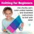 Creativity for Kids Learn to Knit Pocket Scarf Kit