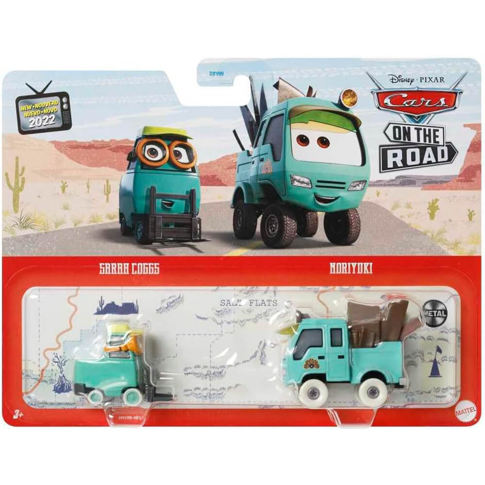 Disney and Pixar Cars Sarah Coggs & Noriyuki 2-Pack