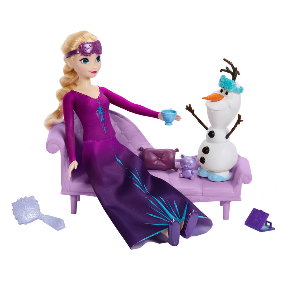 Disney Frozen Snow Dreams Elsa and Olaf Dolls and Playset