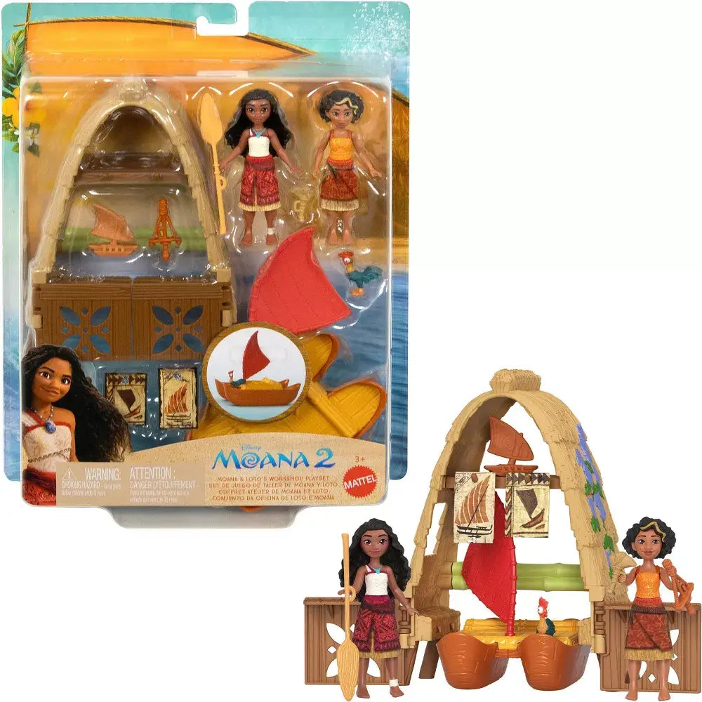 Disney Moana 2 Moana & Loto's Workshop Playset