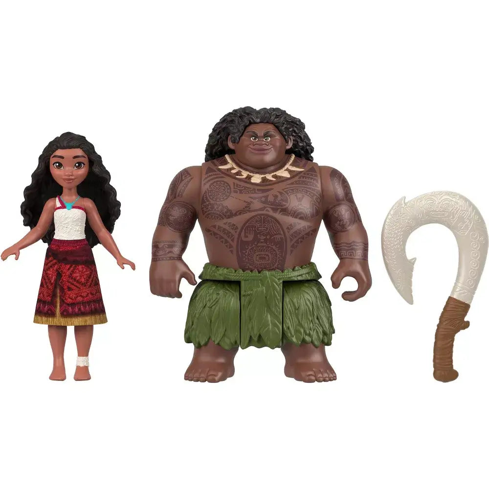 Disney Moana 2 Moana & Maui Ocean Adventures 2-Pack Dolls & Accessory Set