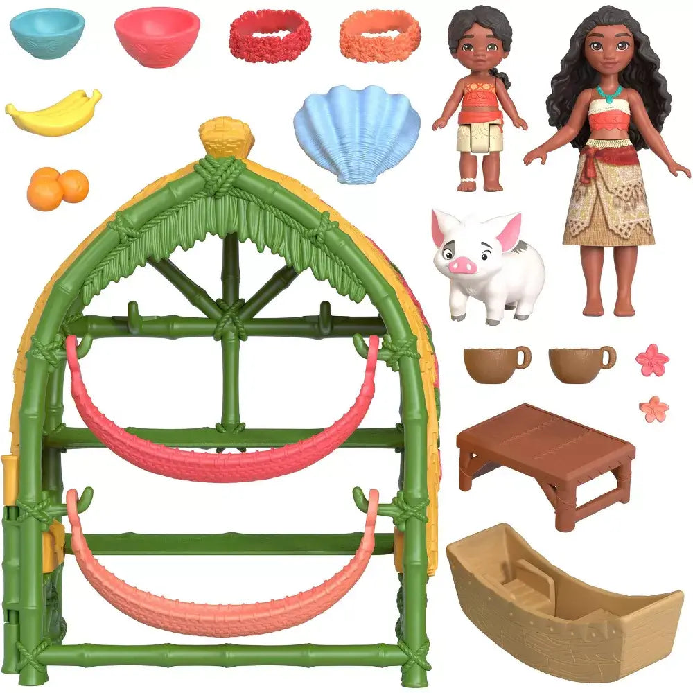 Disney Moana 2 Moana & Simea Village Home Playset