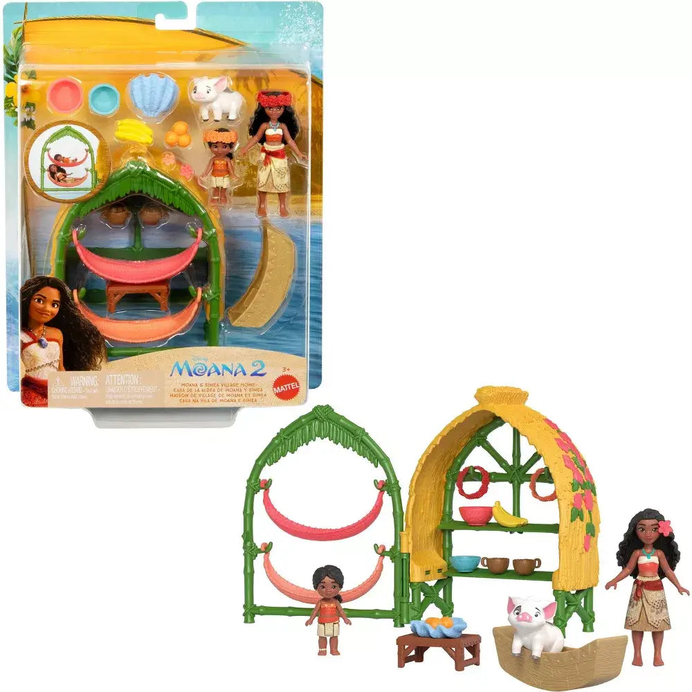 Disney Moana 2 Moana & Simea Village Home Playset