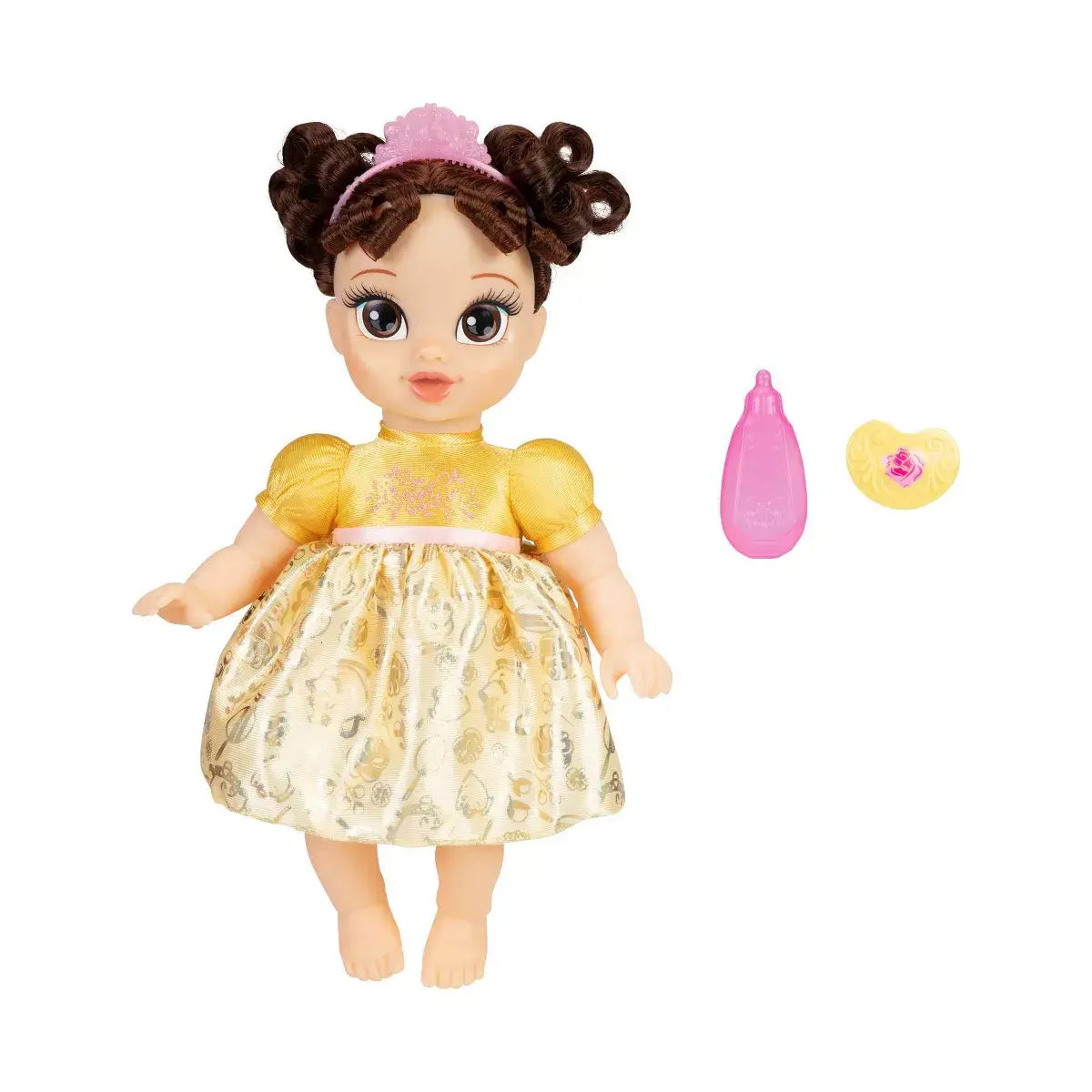 Disney Princess Belle Deluxe Baby Doll with bottle and pacifier