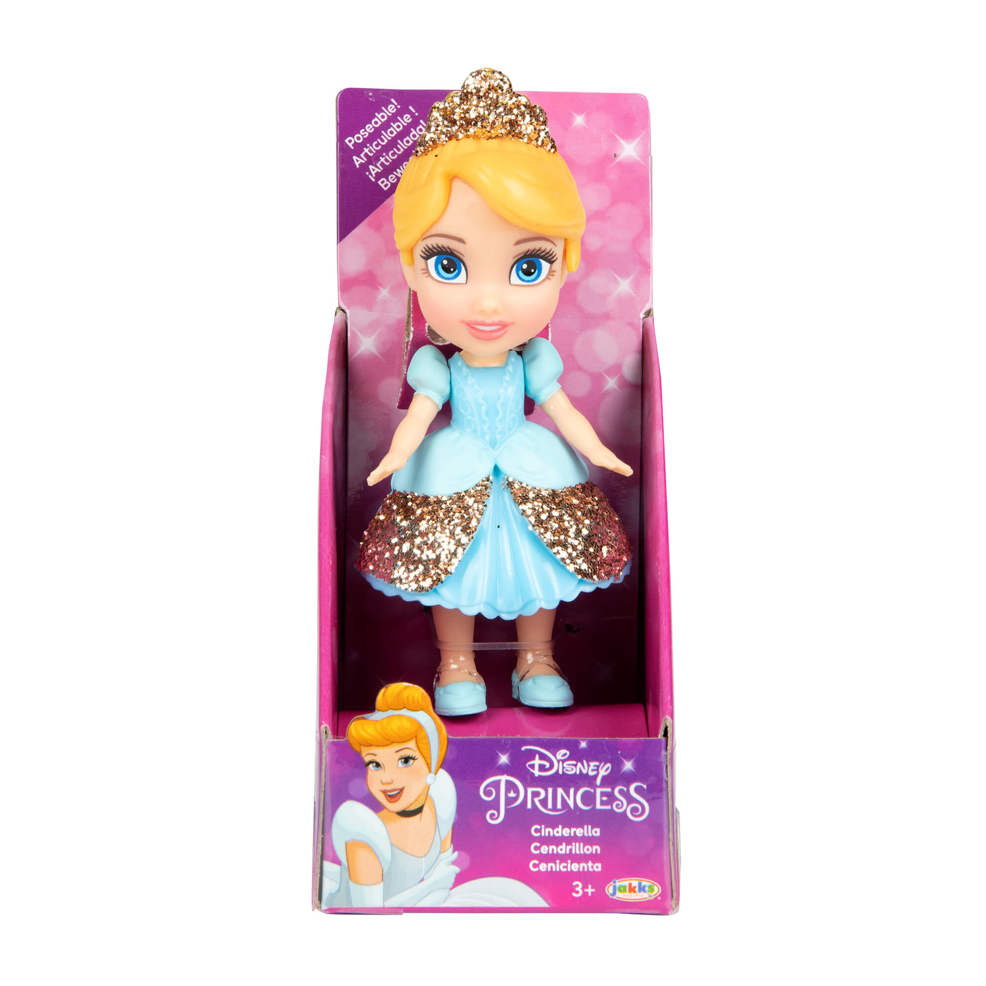 Disney Princess Cinderella 3" Mini Doll
