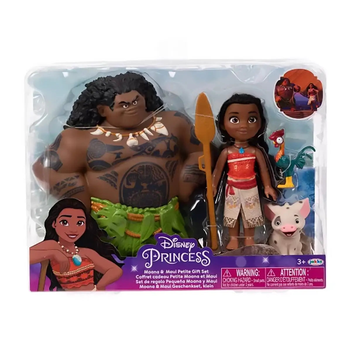 Disney Princess Moana and Maui Petite Gift Set package