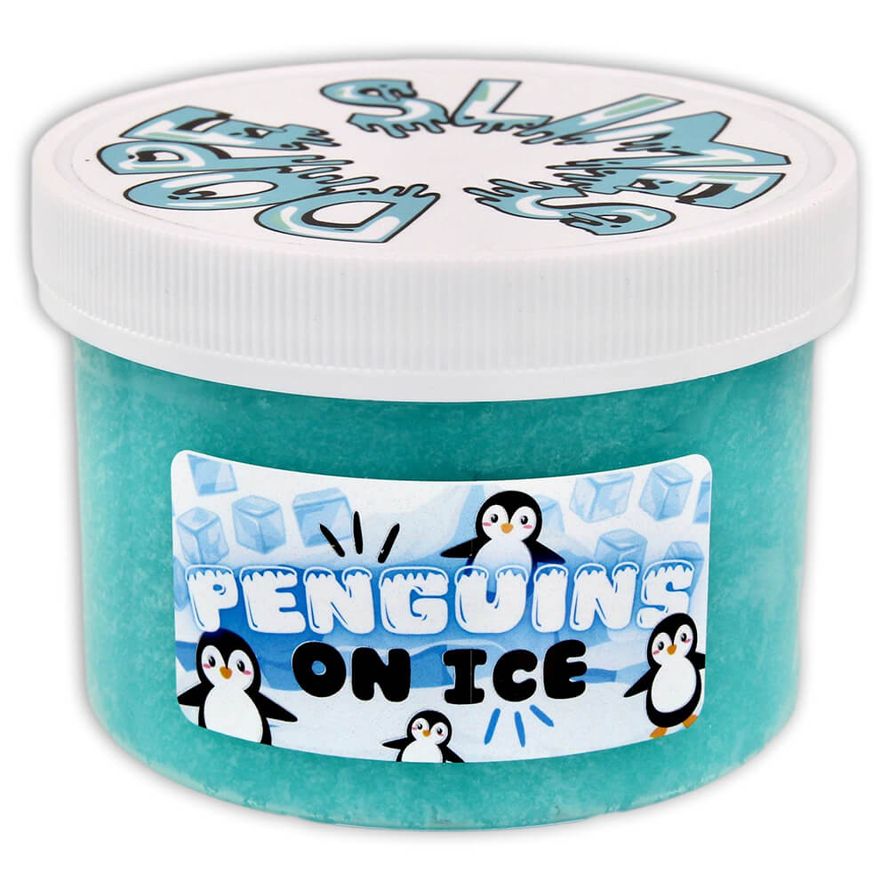 close up image of Dope Slimes Penguins on Ice Slime