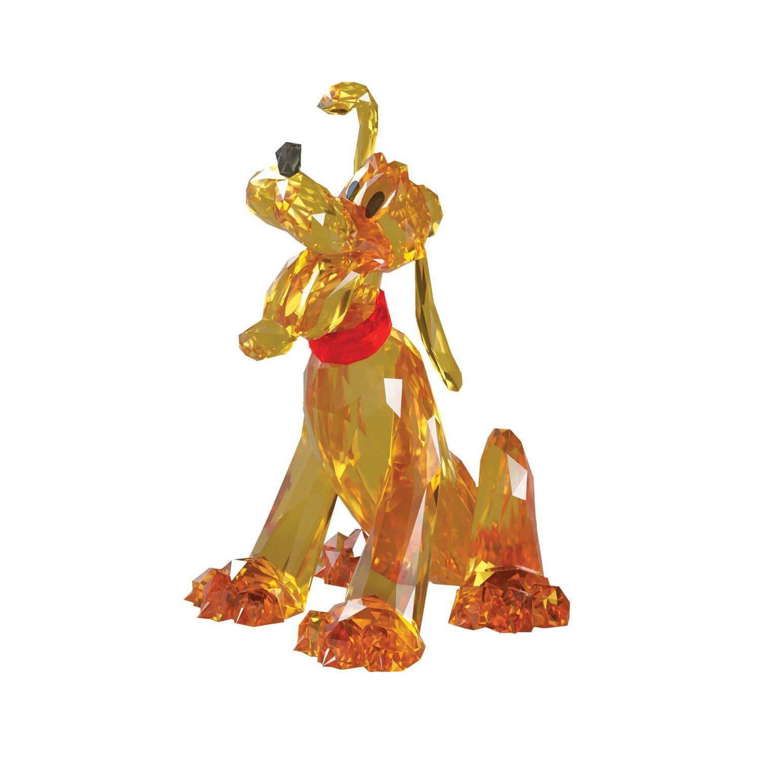 Enesco FACETS Disney 90th Anniversary Pluto Acrylic Collectible Figurine