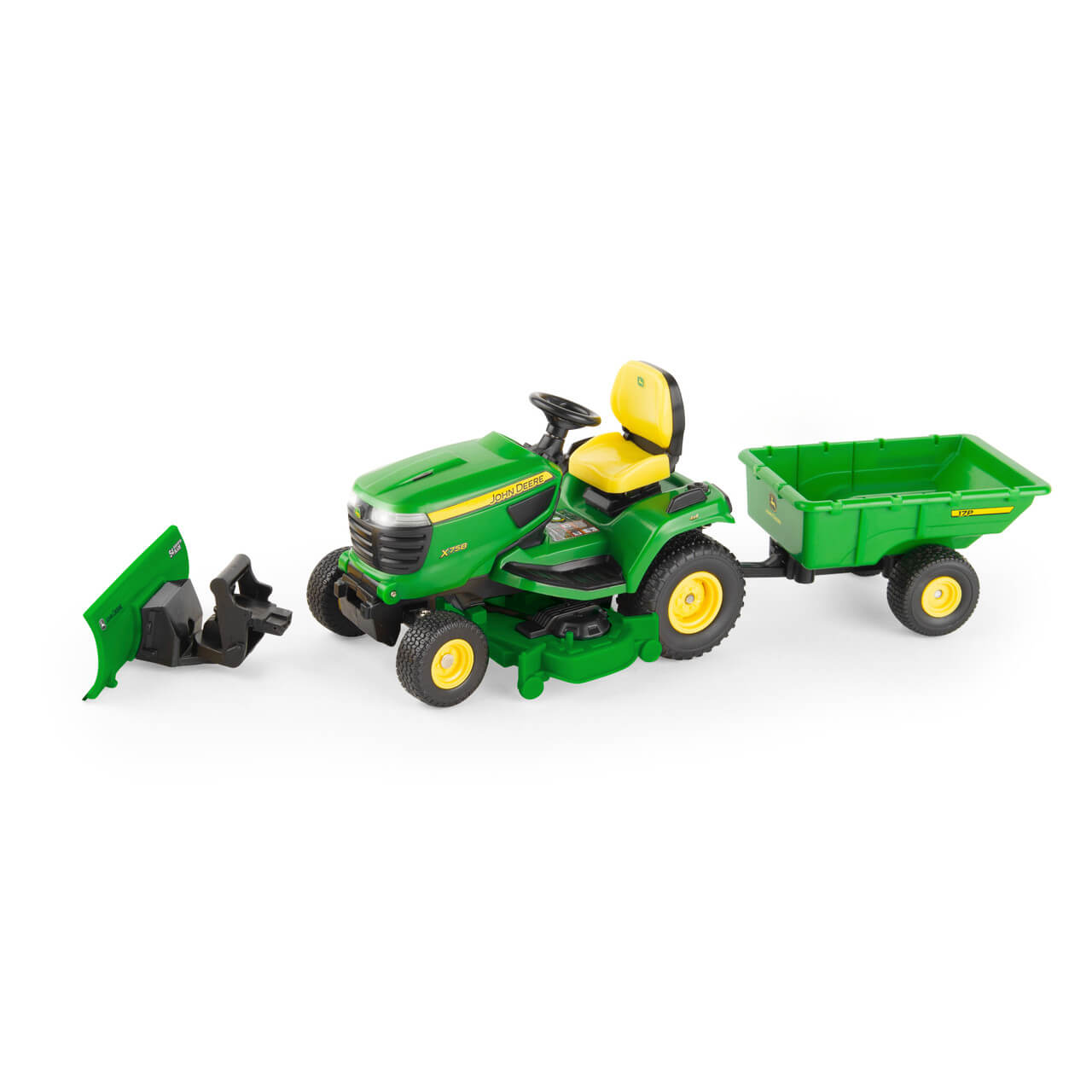 ERTL 1:16 Big Farm John Deere X758 Lawn Mower with accessories