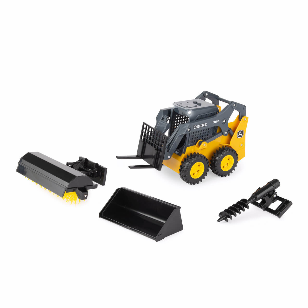 ERTL Big Farm John Deere 1:16 318G Skid Loader Set