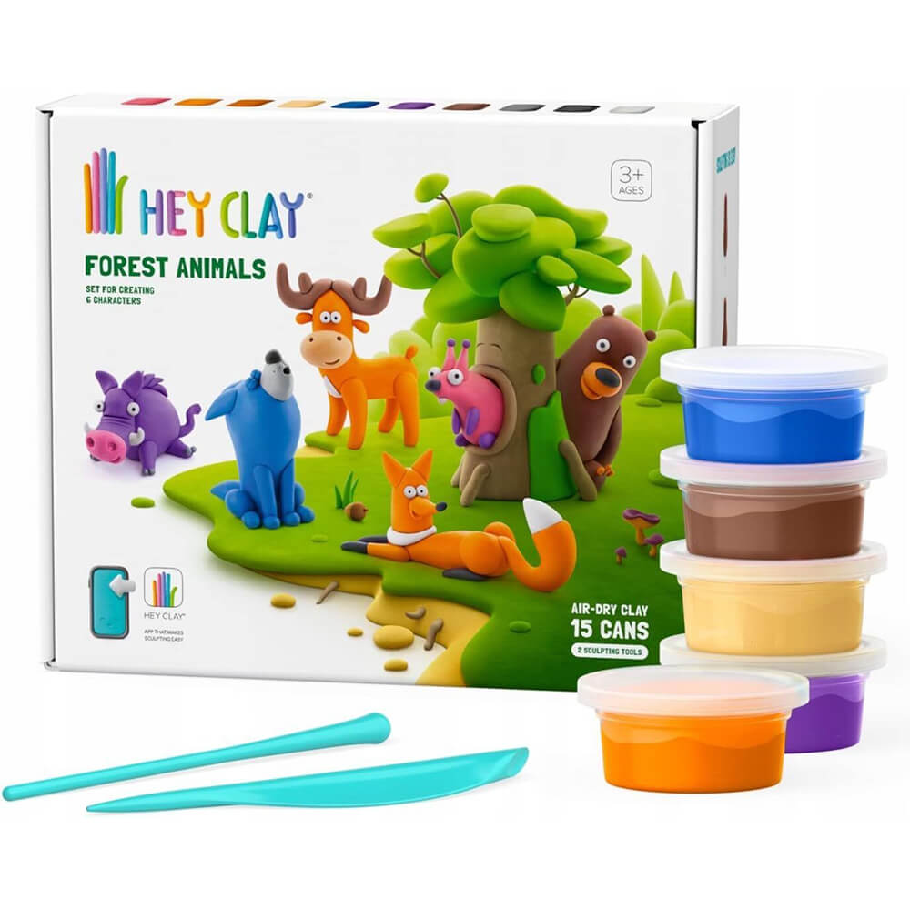 Fat Brain Toys Hey Clay Forest Animals