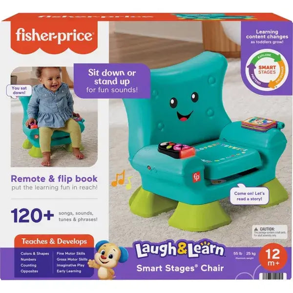 Fisher-Price Laugh and Learn Smart Stages Chair packaging