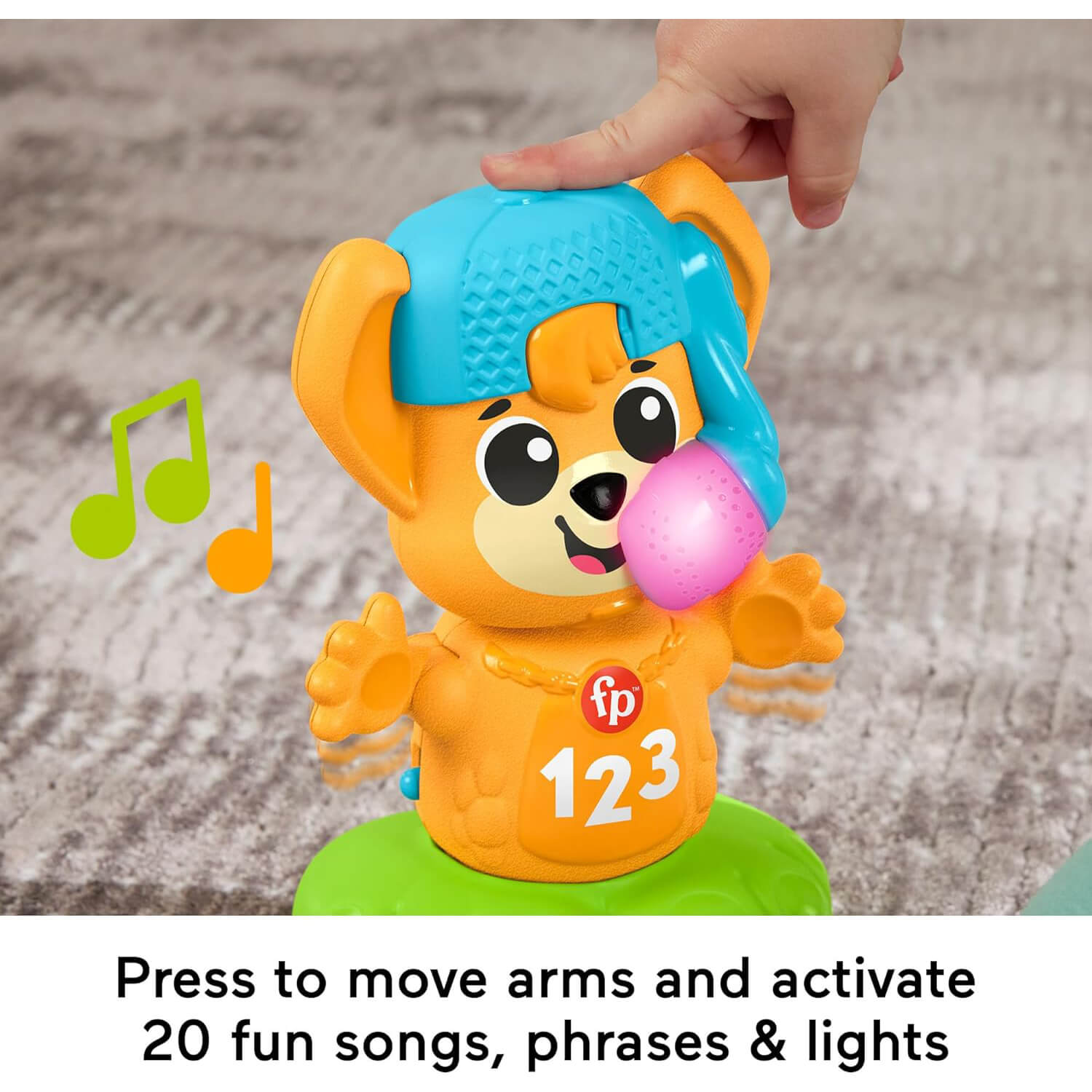 Fisher-Price Link Squad Opposites Fox Baby Learning Toy 20 songs, phrases and lights