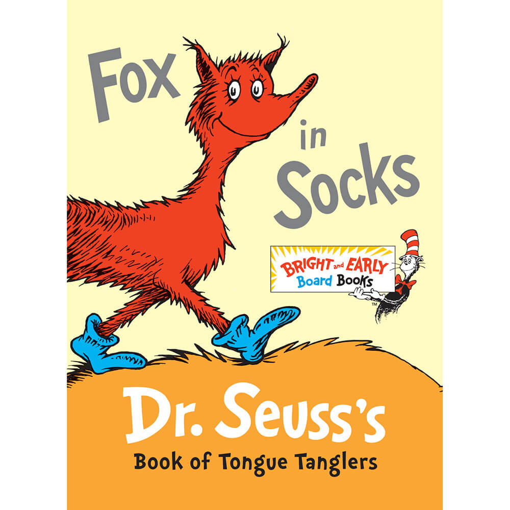 Fox in Socks: Dr. Seuss's Book of Tongue Tanglers (Board Book) front cover