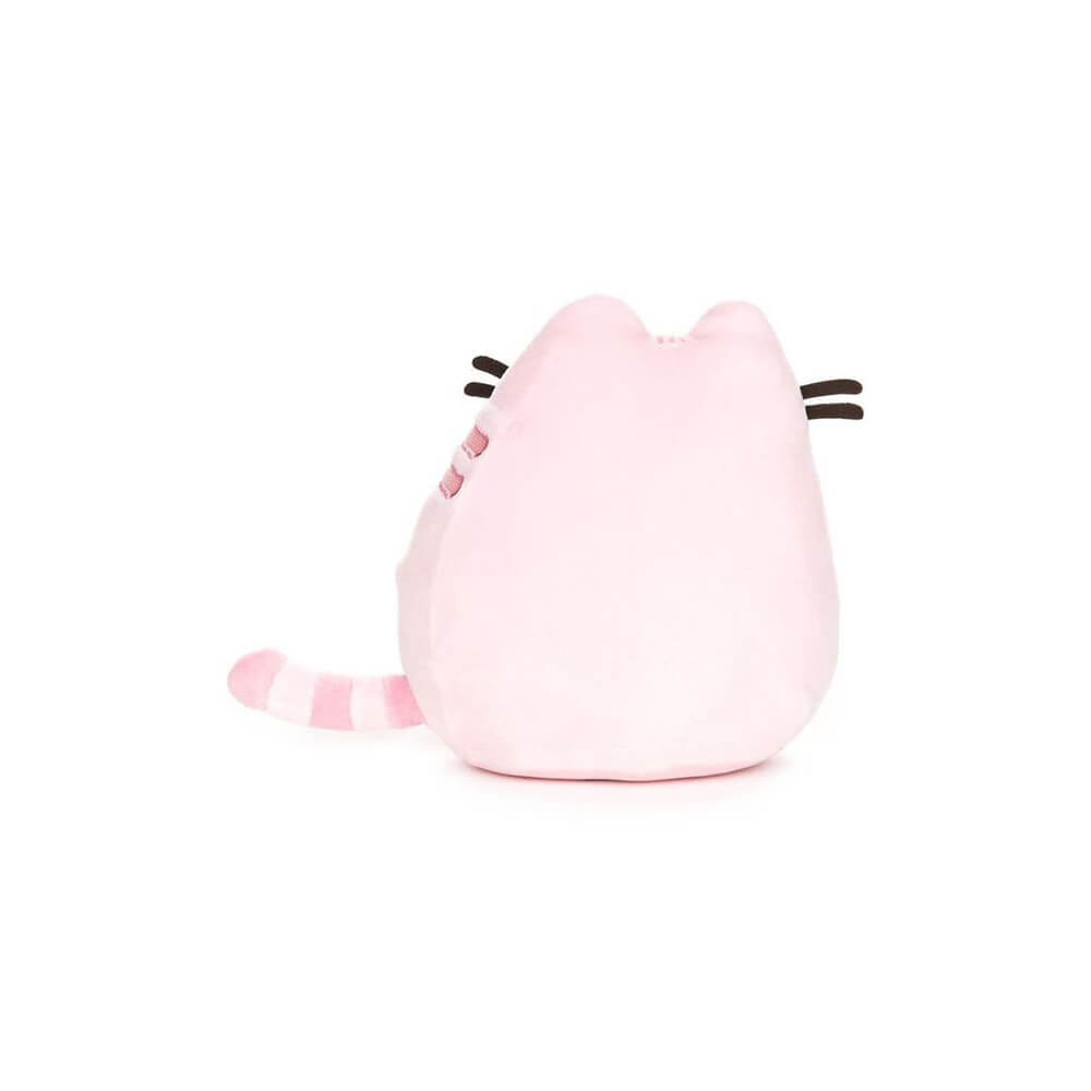 Rear view image Gund Pusheen Squisheen Sitting Pose Pink 6 Inch Plush